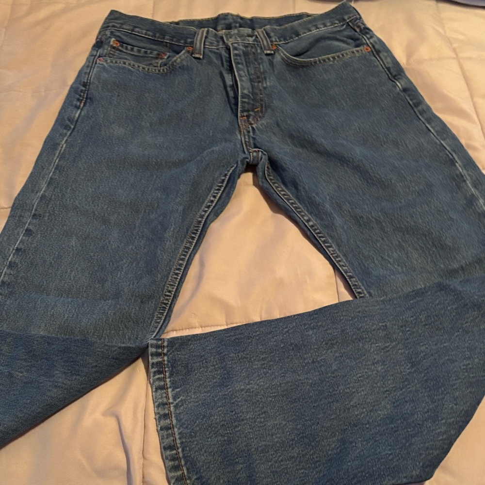Levi's Men's 505 Straight Blue Jeans